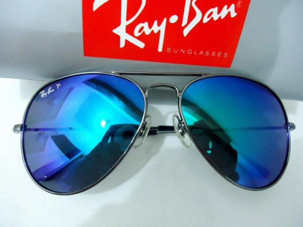 Ray ban Espelhado Azul 3025 3026 - espacobelezafloripa